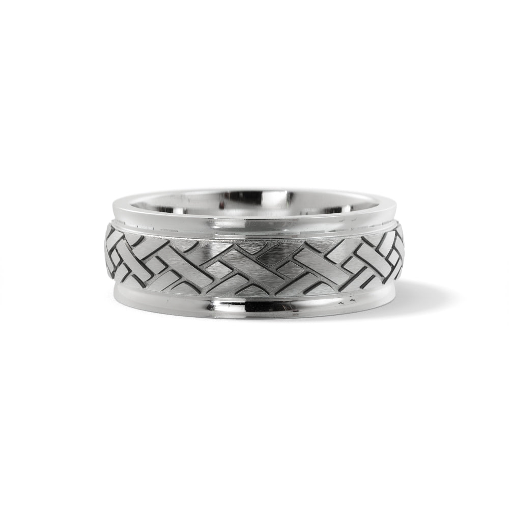 X-Tern Wedding Ring in Platinum